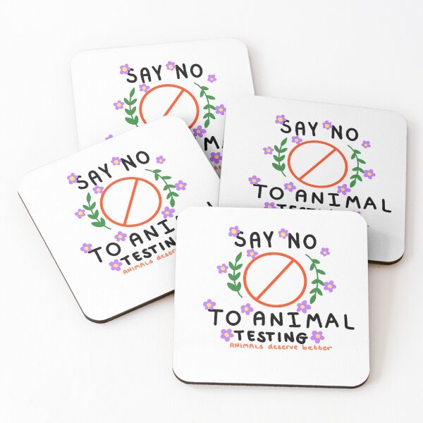 Item preview, say no to animal testing- animals deserve better  designed and sold by Crazy  Milkshake.