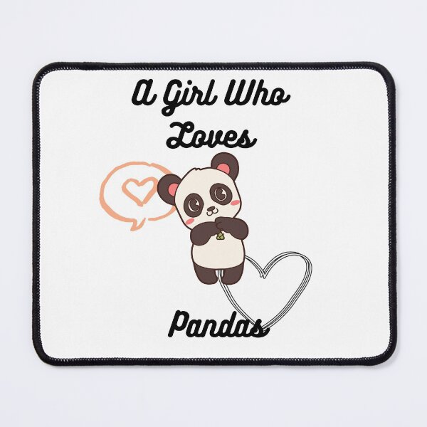 Item preview, A Girl Who Loves Pandas designed and sold by Mo2mo.