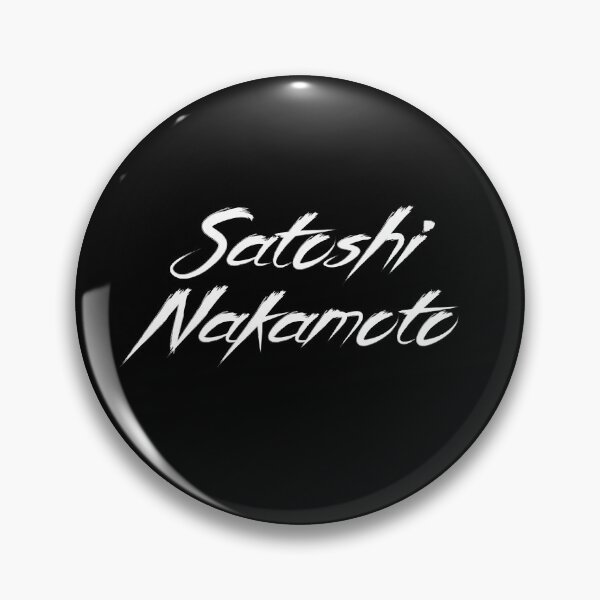Item preview, Bitcoin Satoshi Nakamoto BTC Lettering designed and sold by Galaxy-Corner.