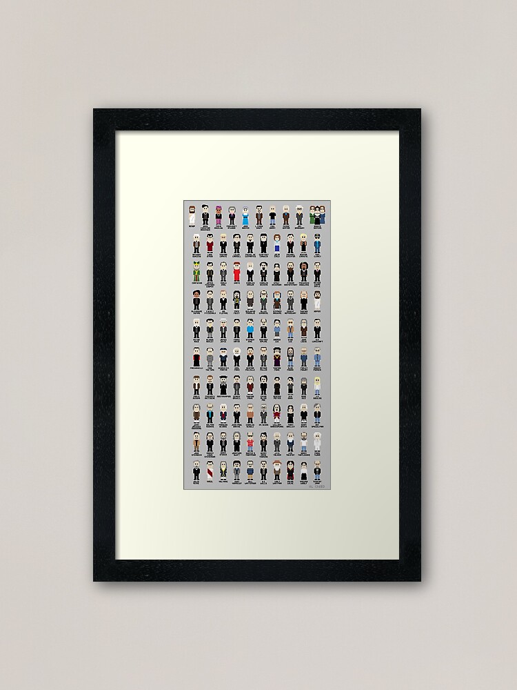 Alternate view of A History Of Authorship Framed Art Print