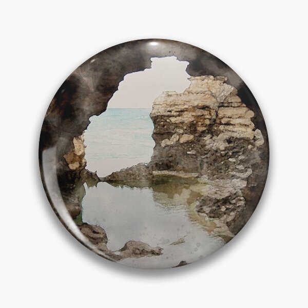 Item preview, The Grotto Watercolour designed and sold by ShailleMaille.