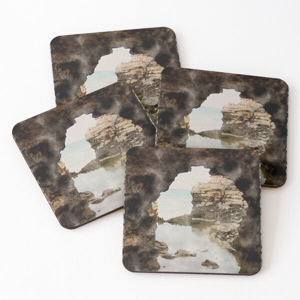 Item preview, The Grotto Watercolour designed and sold by ShailleMaille.