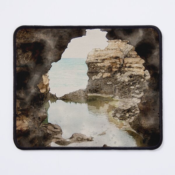 Item preview, The Grotto Watercolour designed and sold by ShailleMaille.