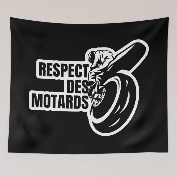 Aperçu de l'œuvre RESPECT DES MOTARDS FRANCAIS créée et vendue par diego75bcn.
