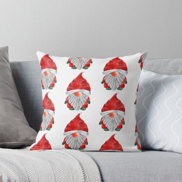 Item preview, Watercolor Gnome Santa designed and sold by elpeelpe.