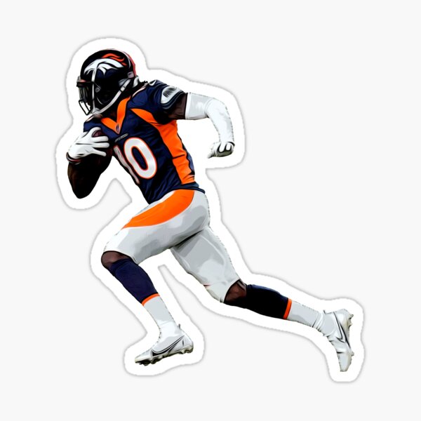 Denver Broncos: Jerry Jeudy 2021 GameStar - NFL Removable Adhesive Wall Decal Giant 36W x 48H