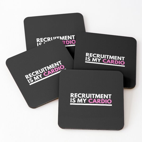 Item preview, Recruitment is my Cardio Funny Gift (Pink) designed and sold by CJacobsDesigns.