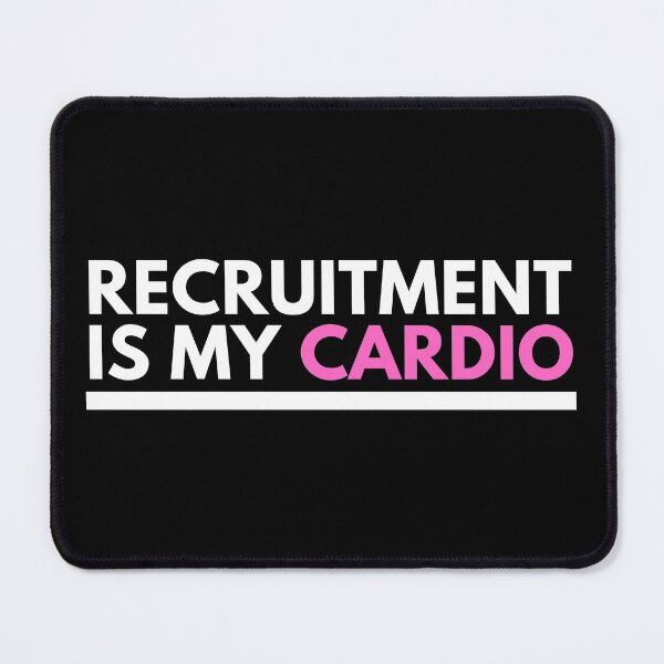 Item preview, Recruitment is my Cardio Funny Gift (Pink) designed and sold by CJacobsDesigns.
