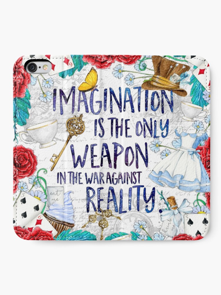 Alternate view of Alice in Wonderland - Imagination iPhone Wallet
