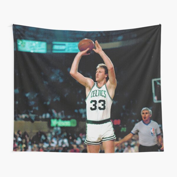 Illustration Larry Bird Wallpaper iPhone Case for Sale by FahmiGibran