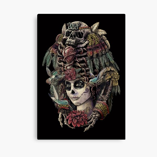 /"Aztec Dream/" Beautiful Latina Girls Mexican Pride Urban Style Art Poster