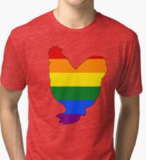 Regenbogen Huhn Vintage T-Shirt