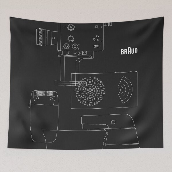 Item preview, Braun draw design designed and sold by nanniloi.