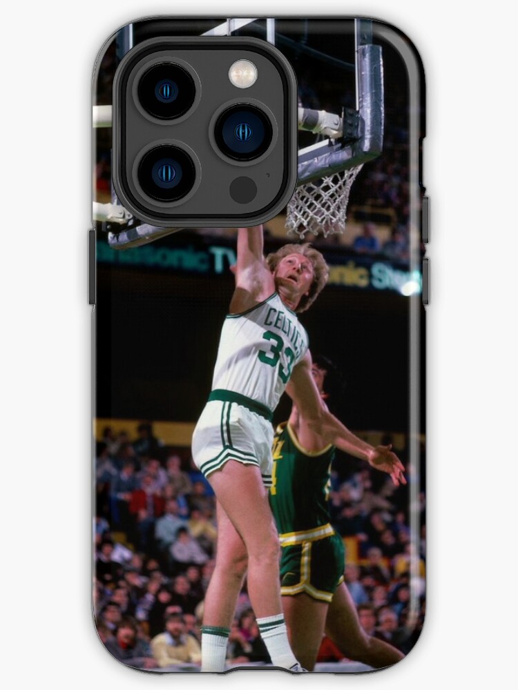 Illustration Larry Bird Wallpaper iPhone Case for Sale by FahmiGibran