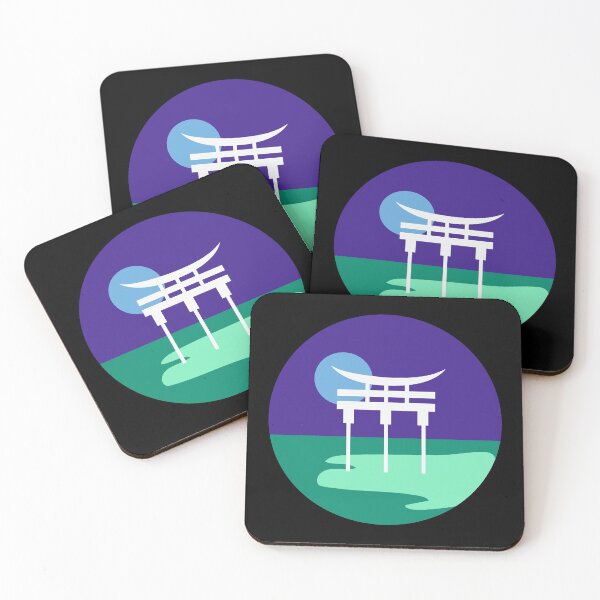 Item preview, Japanese Torii Gate Landscape Vincian mlm. Gay Male Pride designed and sold by Subtle Pride Shop.
