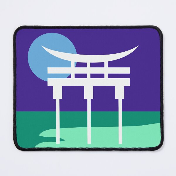 Item preview, Japanese Torii Gate Landscape Vincian mlm. Gay Male Pride designed and sold by Subtle Pride Shop.