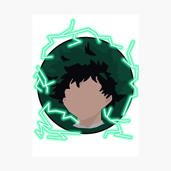 "Deku Lightning" Photographic Print for Sale by DAFLASH Redbubble