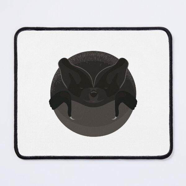 Item preview, Hibernating Western Barbastelle bat (without text) designed and sold by MarisG.