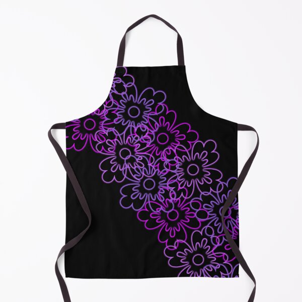 Item preview, Pink glow flowers on black designed and sold by Anteia.