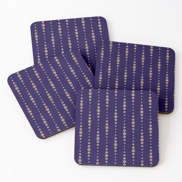 Item preview, Xmas stars on blue background pattern designed and sold by FunnyChameleon.