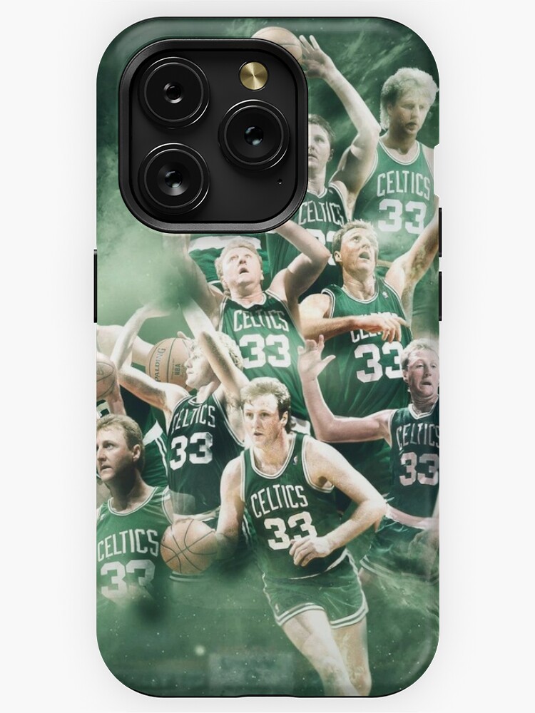 Illustration Larry Bird Wallpaper iPhone Case for Sale by FahmiGibran