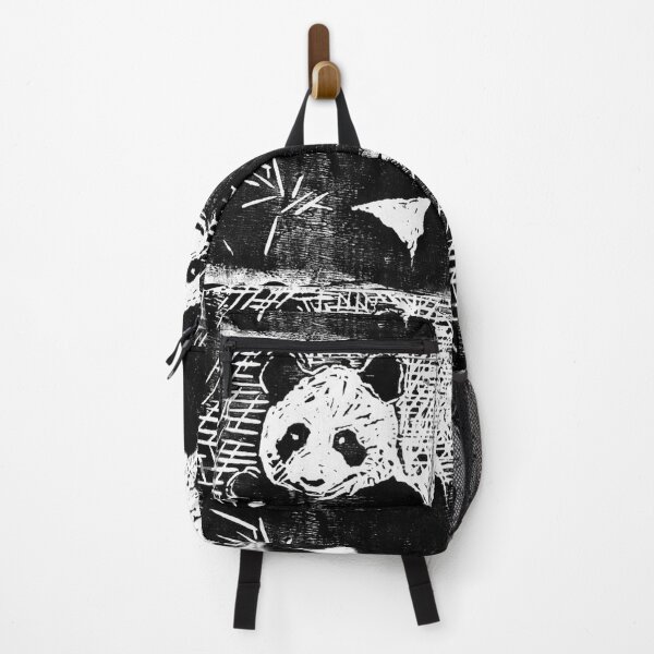 Item preview, Panda with bamboo lino print designed and sold by ncxadair.