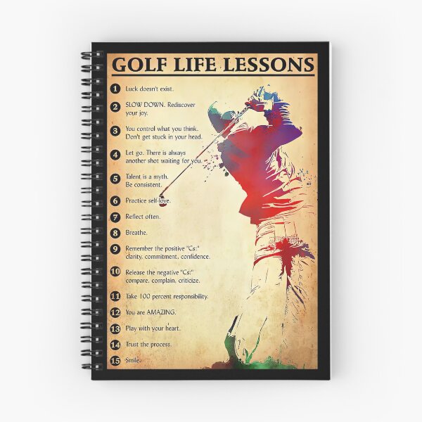 Item preview, Golf Life Lessons  Poster - Men Golf Player Poster - Men Golf Coach Poster   designed and sold by HerBertTeee.