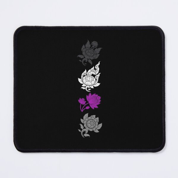 Item preview, Asian Flower Art Demi Sexual. Demisexual Pride designed and sold by Subtle Pride Shop.