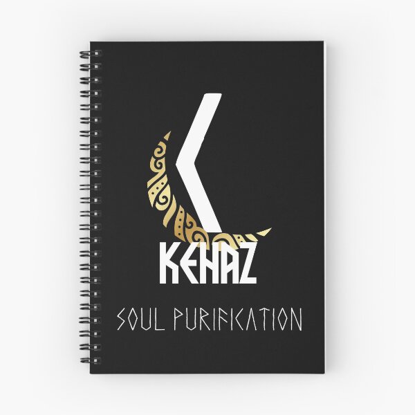 Item preview, Elder Futhark "KENAZ" Rune with Crescent Moon designed and sold by LilysGoodies.