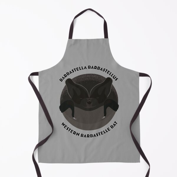 Item preview, Hibernating Western Barbastelle bat drawing with scientific and English names designed and sold by MarisG.
