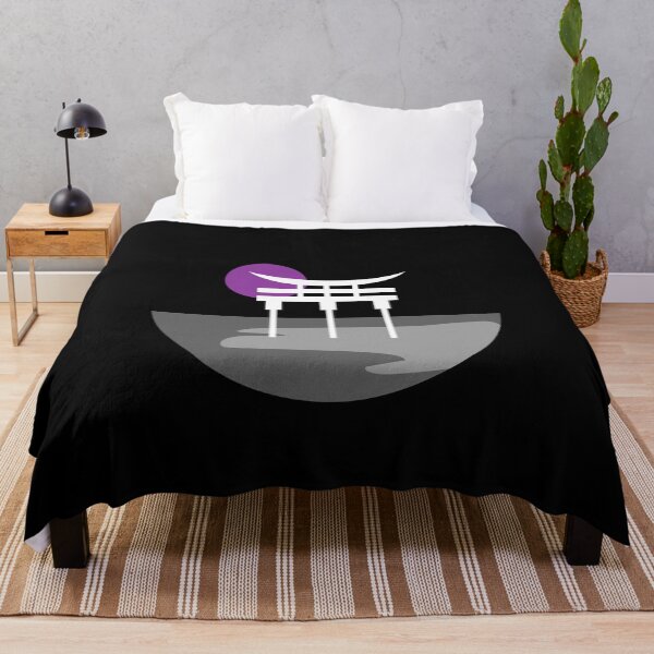 Item preview, Japanese Torii Gate Landscape Demi Sexual. Demisexual Pride designed and sold by Subtle Pride Shop.