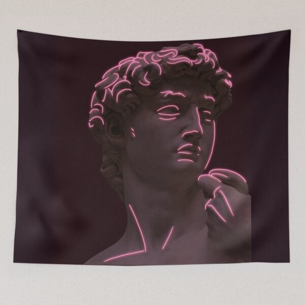 Item preview, Glowing David Statue Neon  designed and sold by alexsamuletsco.