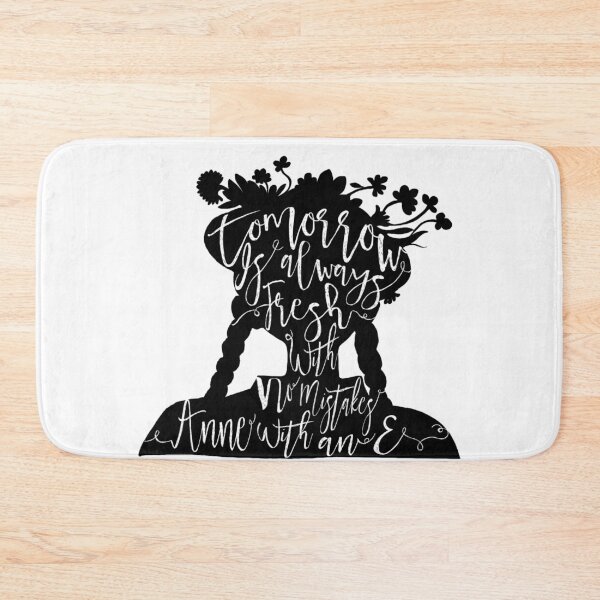 Item preview, Anne of Green Gables Silhouette and Qoute designed and sold by Pinkmagenta.