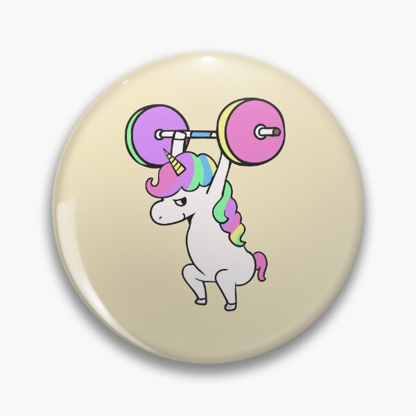 Item preview, The snatch weightlifting Unicorn designed and sold by Huebucket.