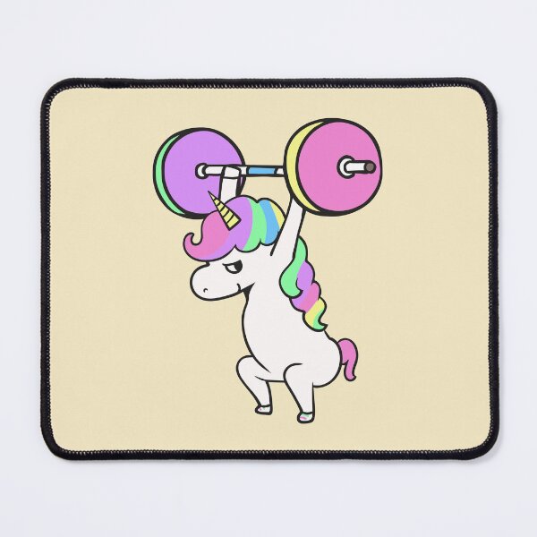 Item preview, The snatch weightlifting Unicorn designed and sold by Huebucket.