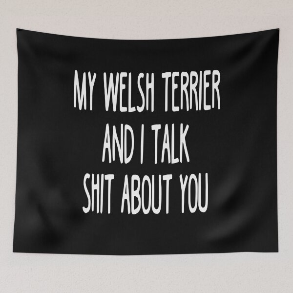 Item preview, My Welsh Terrier And I Talk Shit About You designed and sold by clickmostro.