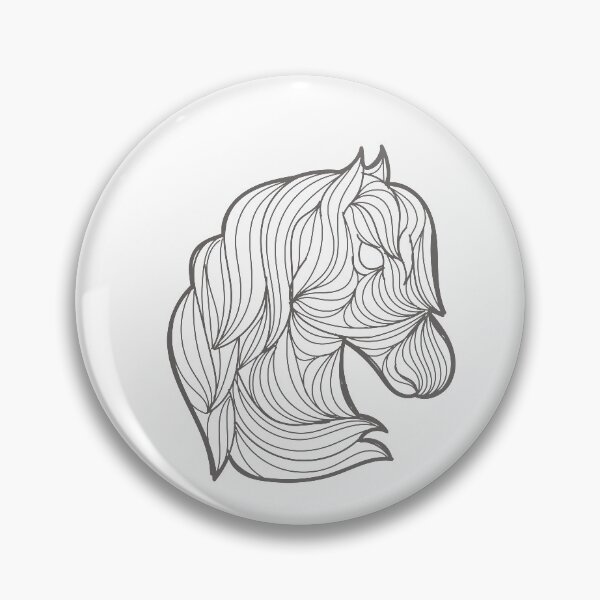 Item preview, Horse Mandala Art designed and sold by Open Canvas.