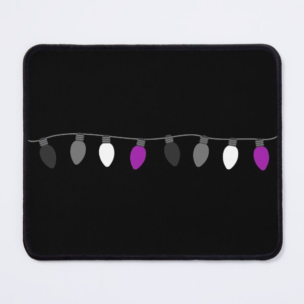 Item preview, Christmas Lights Ace. Asexual Pride designed and sold by Subtle Pride Shop.