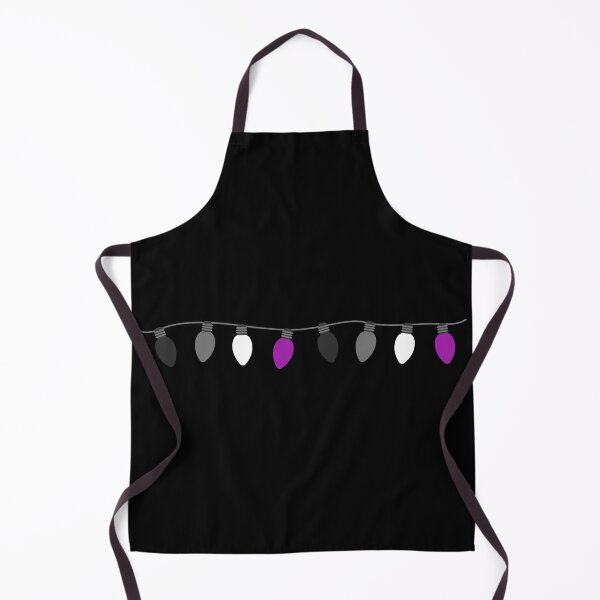 Item preview, Christmas Lights Ace. Asexual Pride designed and sold by Subtle Pride Shop.