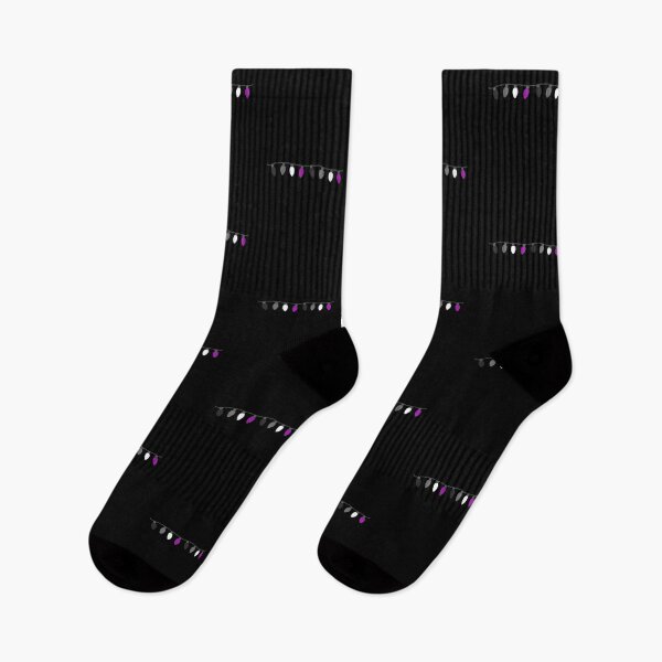 Item preview, Christmas Lights Ace. Asexual Pride designed and sold by Subtle Pride Shop.