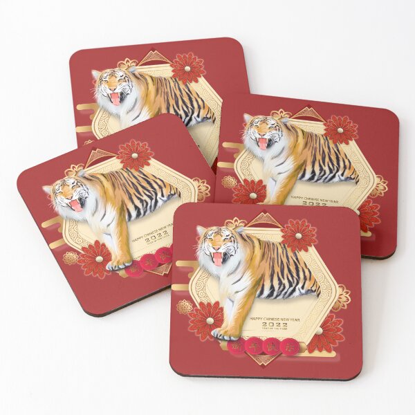 Item preview, Chinese Zodiac Tiger 2022 Happy New Year Of The Tiger  designed and sold by taogiauco.