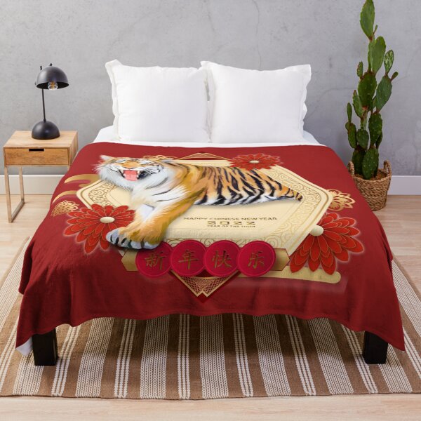 Item preview, Chinese Zodiac Tiger 2022 Happy New Year Of The Tiger  designed and sold by taogiauco.