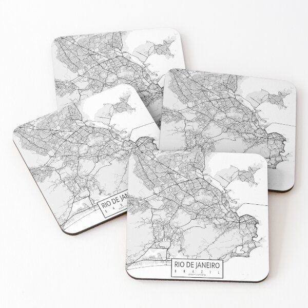 Item preview, Rio de Janeiro City Map of Brazil - Light designed and sold by deMAP.