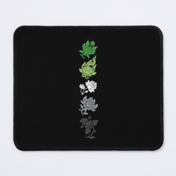 Item preview, Asian Flower Art Aro. Aromantic Pride designed and sold by Subtle Pride Shop.