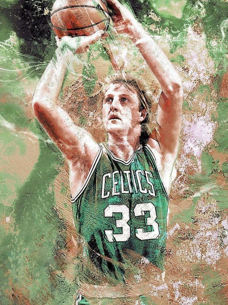 Illustration Larry Bird Wallpaper iPhone Case for Sale by FahmiGibran