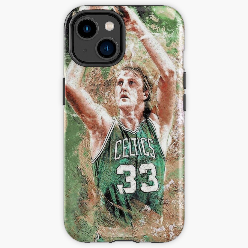 Illustration Larry Bird Wallpaper iPhone Case for Sale by FahmiGibran