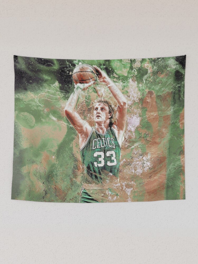 Wallpaper Larry Bird Art Poster for Sale by FahmiGibran