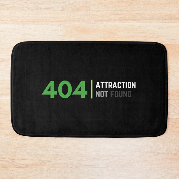 Item preview, 404 Aro Attraction Not Found. Aromantic Pride designed and sold by Subtle Pride Shop.