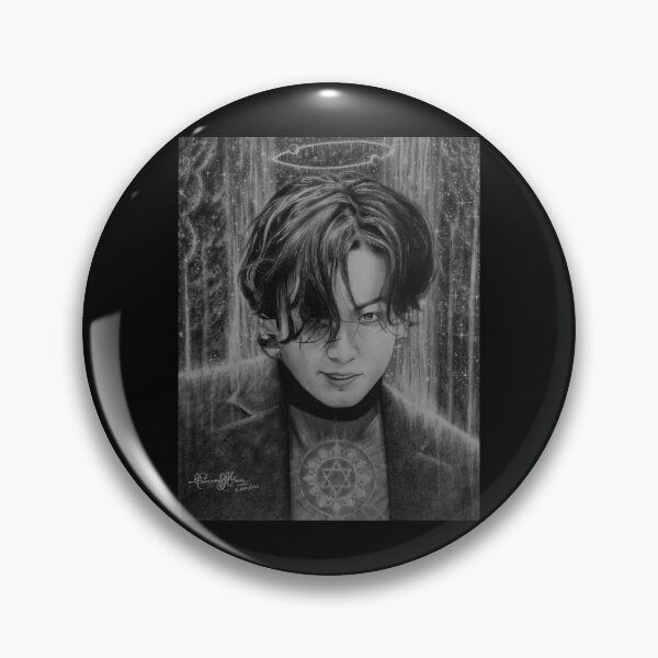 Item preview, Jungkook (black and white)  designed and sold by simranspace.