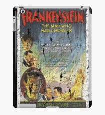 Frankenstein Boris Karloff Movie Vintage Poster iPad Case/Skin
